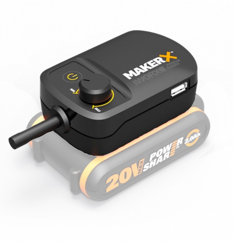 Worx DIY Worx WA7161 Adaptador para Maker X con puerto USB